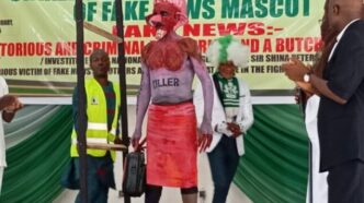 Civil Society Organisation Unveils Fake News Mascot in Lagos