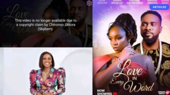 Omoni Oboli's Love in Every Word Movie Back On YouTube After Removal