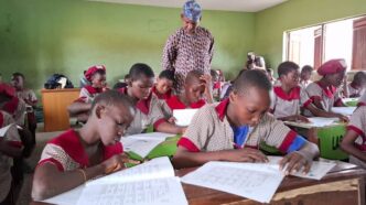 Students in classroom