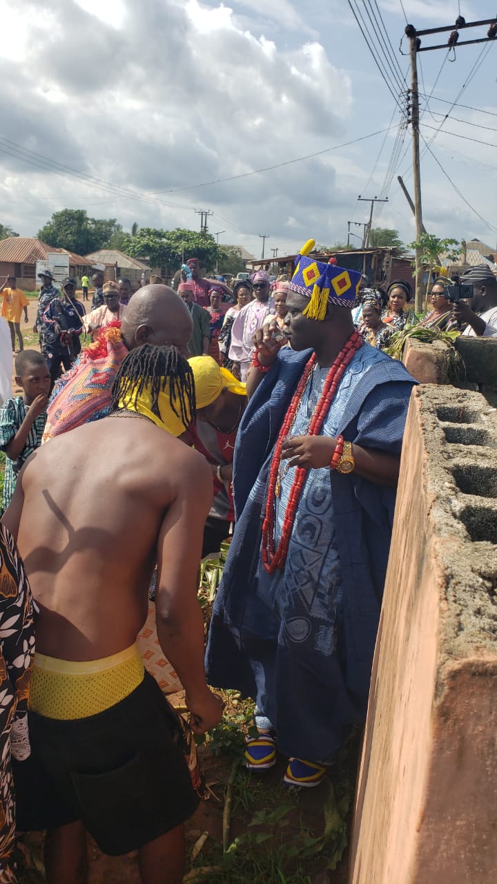Ayandelu Youths Celebrate LCDA Chairman Wale Raji Anomo with Custom Agemo Masquerade