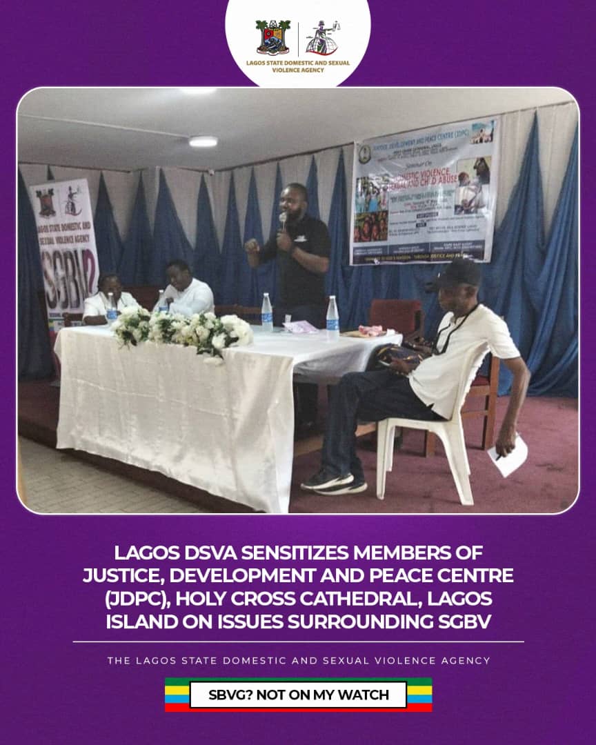 Lagos DSVA Sensitizes JDPC Members and Students on SGBV in Lagos Island