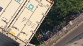 Tragedy on Eko Bridge: Falling Container Kills Two Dispatch Riders in Lagos