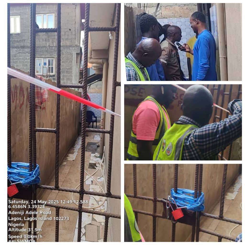 Lagos Wastewater Management Office Seals Public Toilets in Lagos Island, Sangotedo for Environmental Violations
