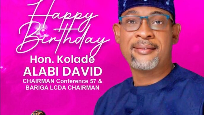 Hon. Anomo Congratulates, Hails Hon. Kolade Alabi David on His Birthday