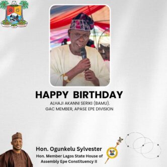 Lagos Lawmaker Honours Alhaji Akanni Seriki (BAMU) on Birthday, Lauds His Dedication to Epe, APC