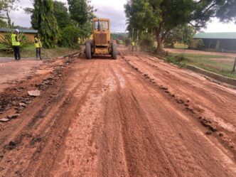 Eredo LCDA Commences Road Rehabilitation Within Council Premises
