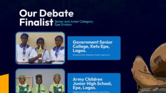 Students from the Epe Division made a remarkable impact at the Lagos State Inter-Public School Championship 4.0, held on Tuesday at the J.F. Ade Ajayi Auditorium, University of Lagos, clinching first place in both the junior and senior school debate categories.