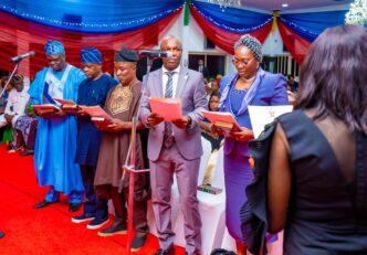Governor Sanwo-Olu Swears In Chairman, Commissioners of Lagos State Civil Service Commission