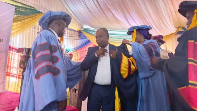Hon. Olowa Honoured as Fellow of Lagos State Cooperative College