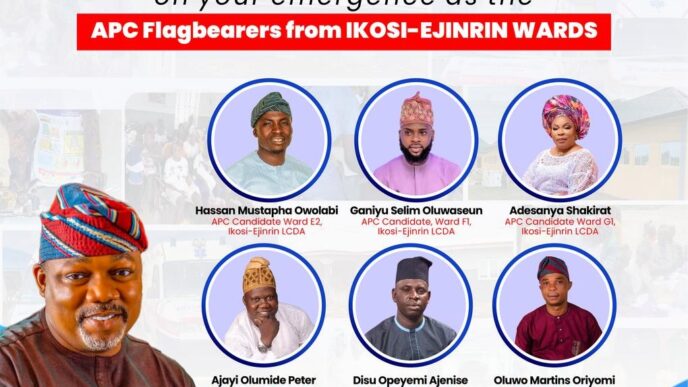 Hon. Anomo Congratulates APC Councillorship Candidates in Ikosi-Ejinrin