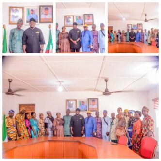 New APSTON Executives Visit Odogbolu LG Chairman on Solidarity, Familiarisation Tour