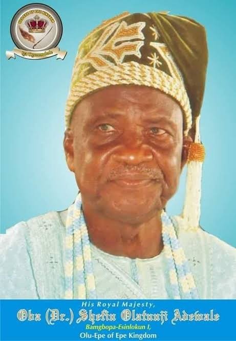 Epe LG Chairman Pays Tribute to Late Olu Epe, Oba Shefiu Bamgbopa