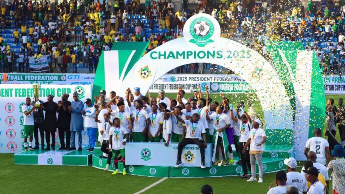 Sanwo-Olu, AbdulRazaq Present Medals as Kwara United Wins 2025 President Federation Cup