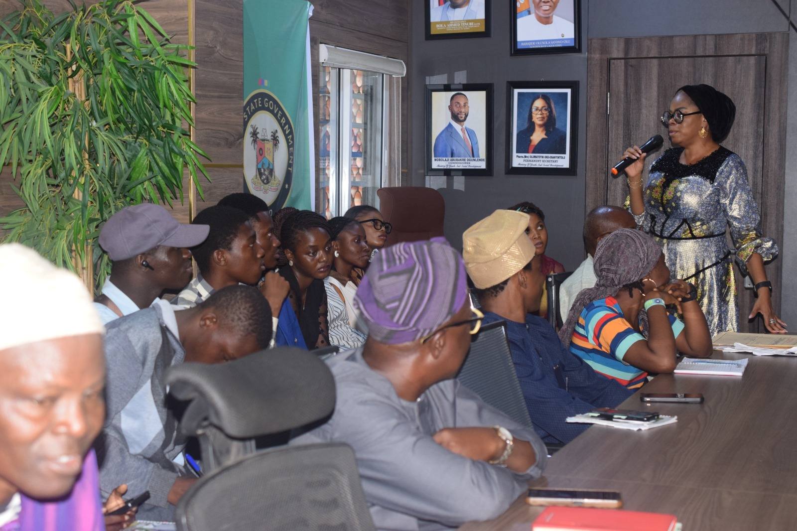 UNILAG Social Work Students Gain Real-World Insight at Lagos Youth and Social Development Ministry