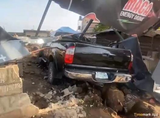 Speeding Driver Kills Woman in New Ipaja Road Crash, Crashes Into Livestock Shop