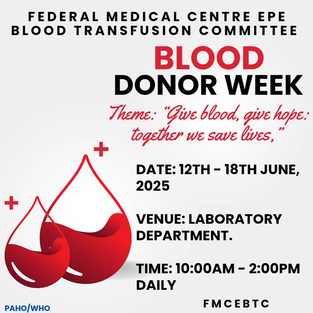 FMC Epe Launches Blood Donation Week to Inspire Hope and Save Lives