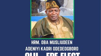 Eko-Epe Kingdom Reaffirms Tradition as High Chief Musiliu Kadri Emerges Olu-Epe Elect