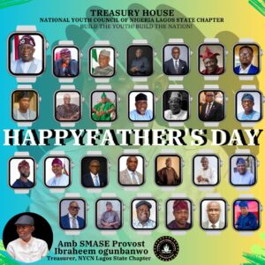 NYCN Lagos Treasurer, Ogunbanwo Salutes Fathers, Political Leaders in Father’s Day Tribute