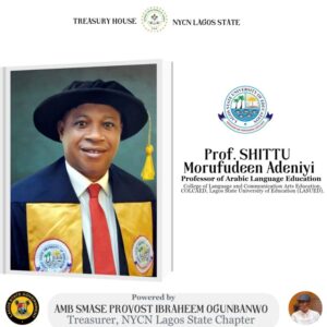 Academic Excellence Celebrated as Epe NYCN Treasure Salutes Prof. Shittu’s Promotion