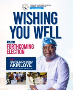 Youth-Driven Development: Hon. Monsuru Akinloye Earns Praise for Transforming Education in Eredo