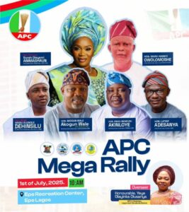 APC Gears Up for Mega Rally in Epe Ahead of Lagos LG Elections