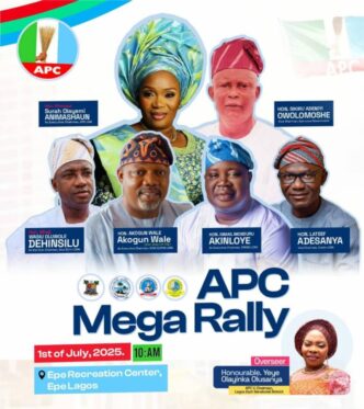 APC Gears Up for Mega Rally in Epe Ahead of Lagos LG Elections