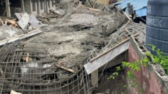 Worshippers, Construction Workers Escape Tragedy as Building Collapses in Lagos