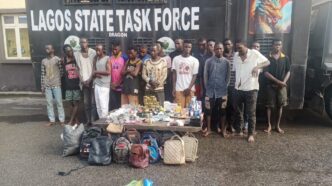Lagos Taskforce Storms Gowon Estate, Busts Drug Dens, Arrests 19 Suspects