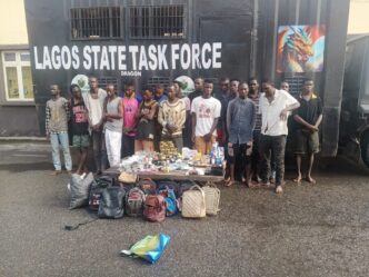Lagos Taskforce Storms Gowon Estate, Busts Drug Dens, Arrests 19 Suspects