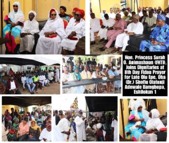 Epe Council Boss, Dignitaries Honour Late Olu Epe at 8th Day Fidau Prayer