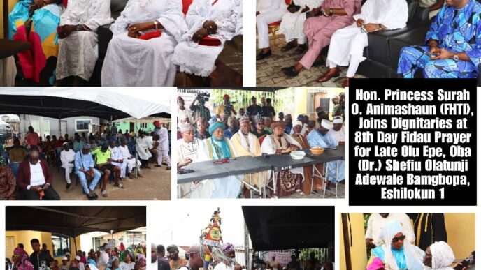 Epe Council Boss, Dignitaries Honour Late Olu Epe at 8th Day Fidau Prayer