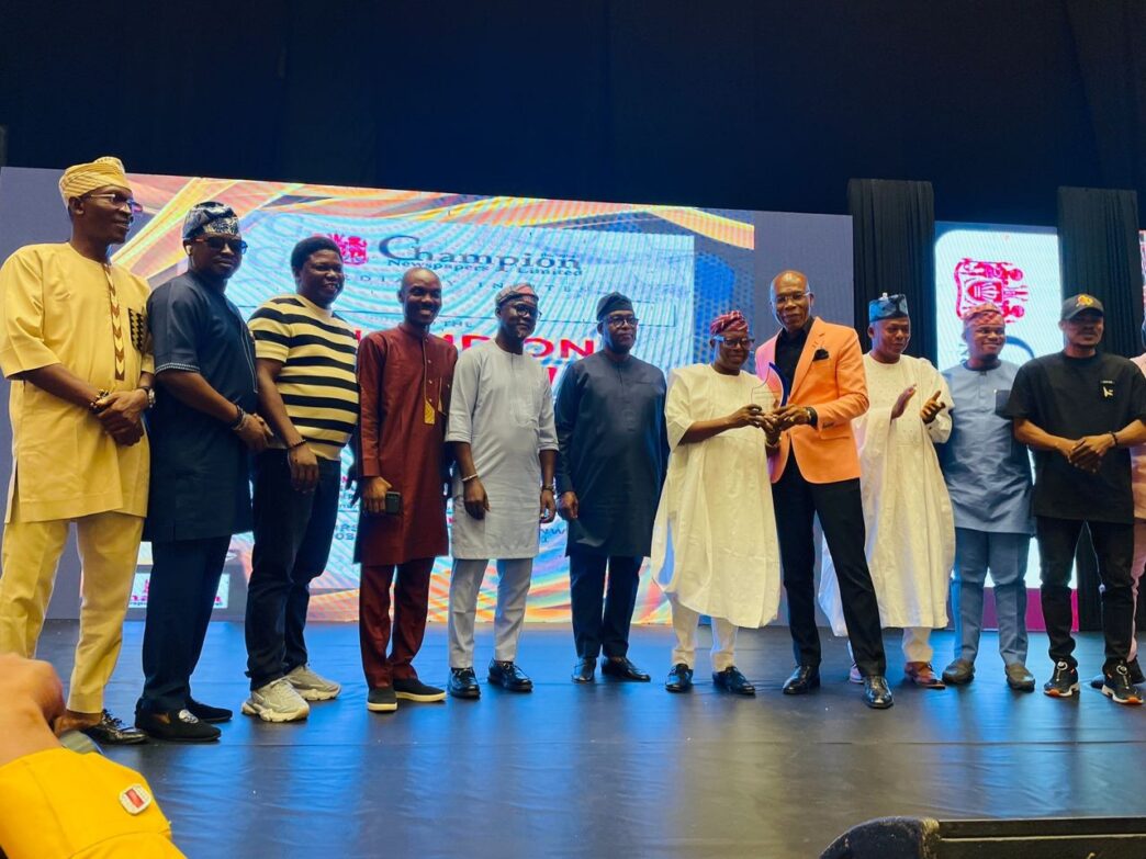 Hamzat, Olowa Honoured at Champion Newspapers’ 2025 Awards