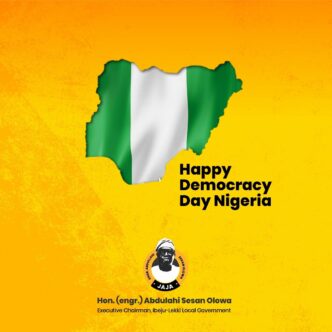 Hon. Abdullahi Sesan Olowa Felicitates Nigerians on Democracy Day, Calls for Renewed Commitment to Democratic Values