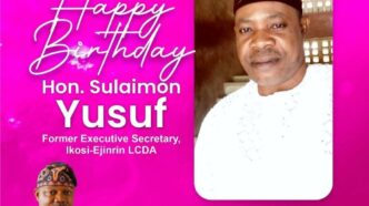 Ikosi-Ejinrin LCDA Celebrates Former Administrator, Hon. Sulaimon Yusuf, on His Birthday