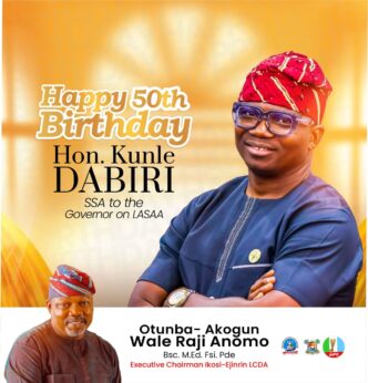 Lagos Gov’s Aide, Hon. Kunle Dabiri, Celebrated as He Clocks 50