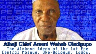 Epe Mourns a Legend: Rep. Wale Raji Pays Tribute to Alhaji Chief Amuni Wahab Oladipupo, ‘Alhaji Double’