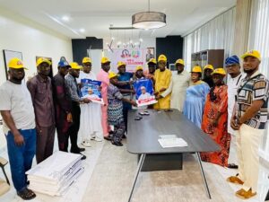 MFA Ambassadors Visit Hon. Olowa, Donate Campaign Materials Ahead Local Government Elections