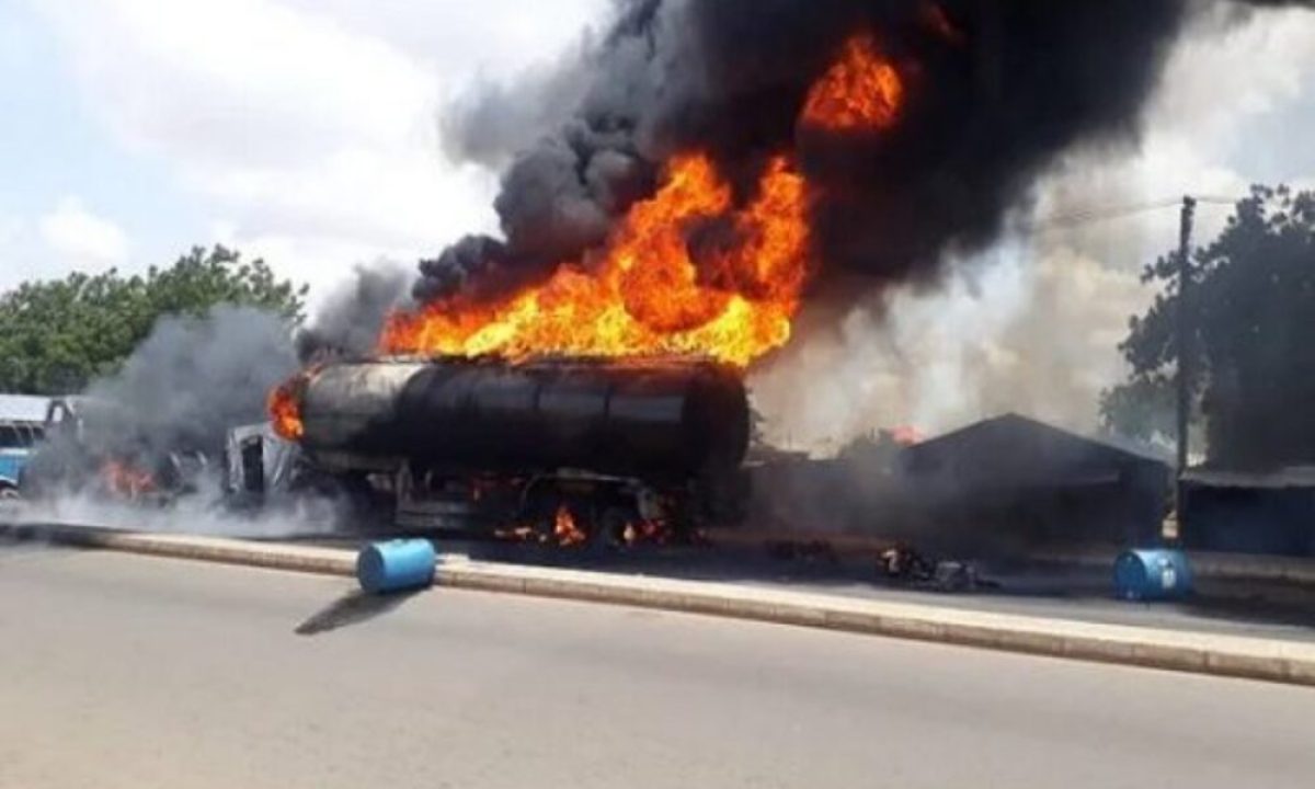 Fuel Station Fire Sparks Panic in Ifako-Ijaiye, Another Blaze Reported on Victoria Island