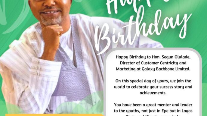 Epe Youths Celebrate Hon. Segun Olulade (Eleniyan) on His Birthday