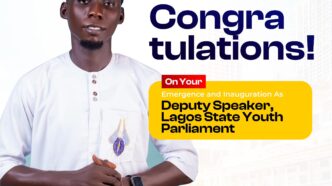 Epe Youth Leader Inaugurated as Deputy Speaker, Lagos State Youth Parliament