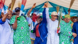 Ibeju-Lekki Roars for APC as Mega Rally Defies Rain in Support of Olowa, Kasali