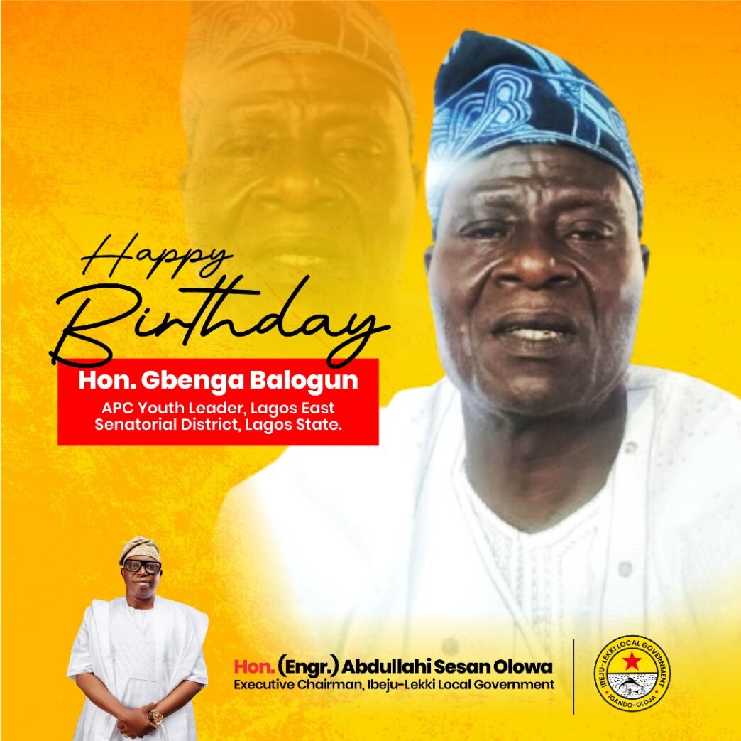 Lagos East Youth Leader, Hon. Olugbenga Kazeem Balogun, Celebrated for Exemplary Leadership on His Birthday