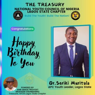 Lagos NYCN Treasurer Celebrates Dr. Seriki Muritala, Hails Him as a Trailblazer in Youth Leadership