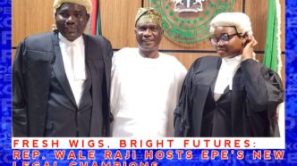 Rep. Wale Raji Celebrates Epe’s New Barristers with Pride, Purpose