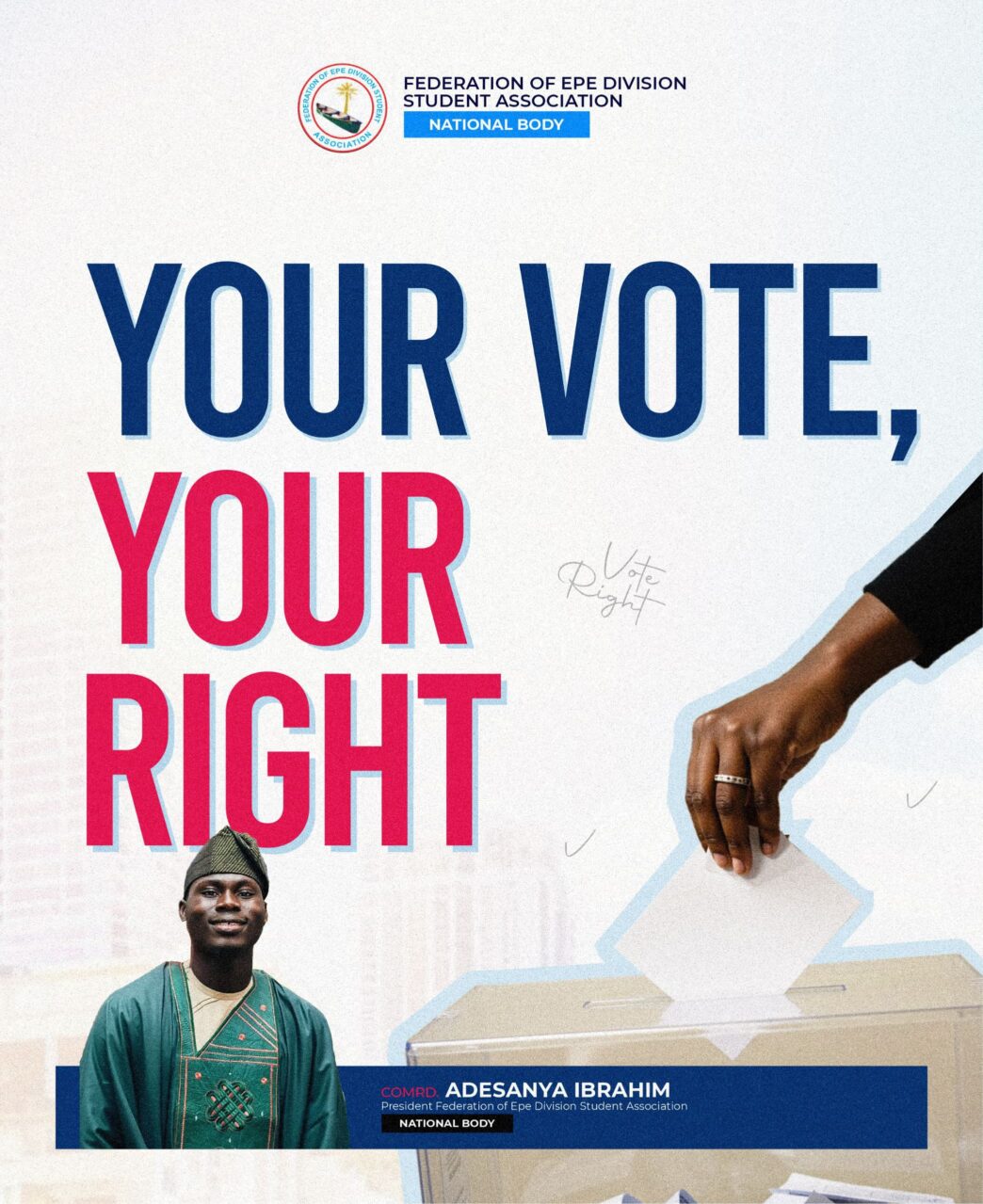 FEDSA Urges Epe Youths to Take Charge Ahead of July 12 LG Elections
