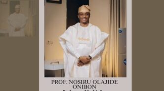 Olu-Epe (Elect), Oba Musiliudeen Adeniyi Kadri, Joins Growing List of Dignitaries Celebrating Prof. Onibon’s Academic Milestone