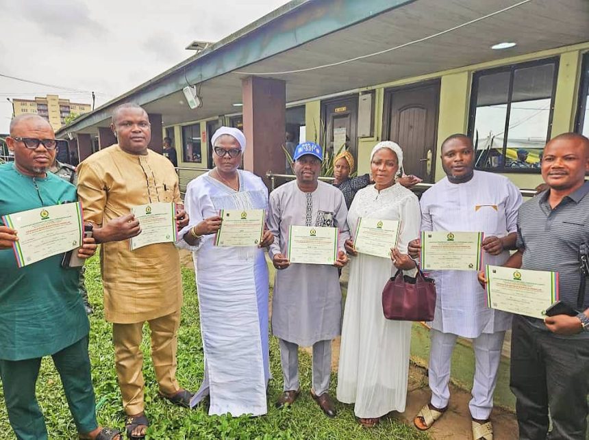 Engr. Rasaki Bamidele Kasali, Team Receive Certificates of Return, Pledge Greater Impact in Lekki Community