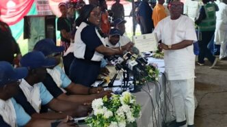 Hon. Abdullahi Sesan Olowa Receives Certificate of Return from LASIEC