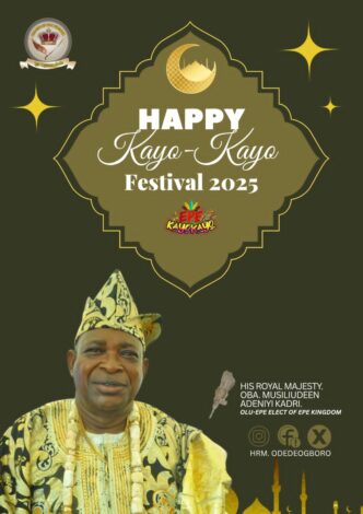 Kayo-Kayo Is Not Just Culture, But Ancestral Reverence — Olu-Epe (Elect)