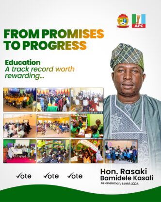 Lekki CDC Chairman Applauds Residents for Renewed Support of RBK’s Second Term